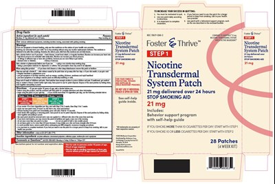 Mckesson Nicotine Patch 21 mg.jpg Carton - Mckesson Nicotine Patch 21 mg